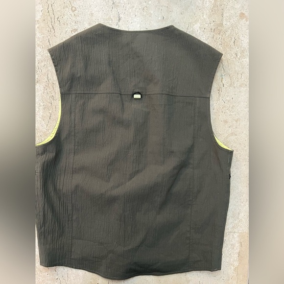 New Zara Olive Green Utility Vest Size Small - Picture 2 of 7